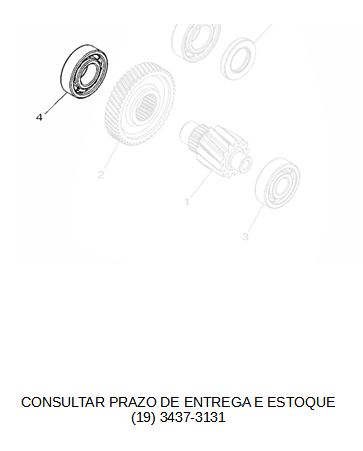 uakmd様 ROLAMENTO DE ESFERA EIXO PRINCIPAL XMAX 2021 ATE 2023 ORIGINAL