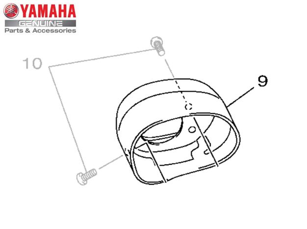 の*ん様 YAMAHA CAPA DO SILENCIADOR PARA XJ6-N E XJ6-F ORIGINAL YAMAHA (CONSULTAR