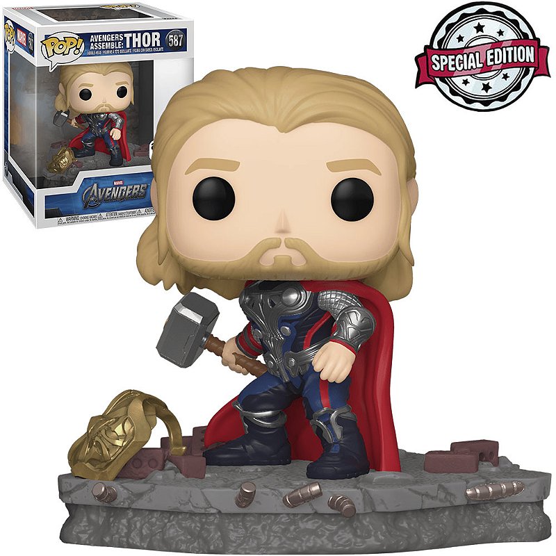 Funko Pop 587 Marvel Avenger Assemble Thor Deluxe Special Edition