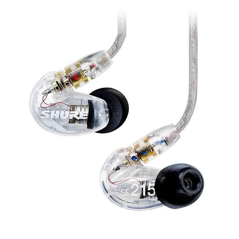 Fone de Ouvido In-Ear sem Fio SE215-CL (Transparente) SHURE