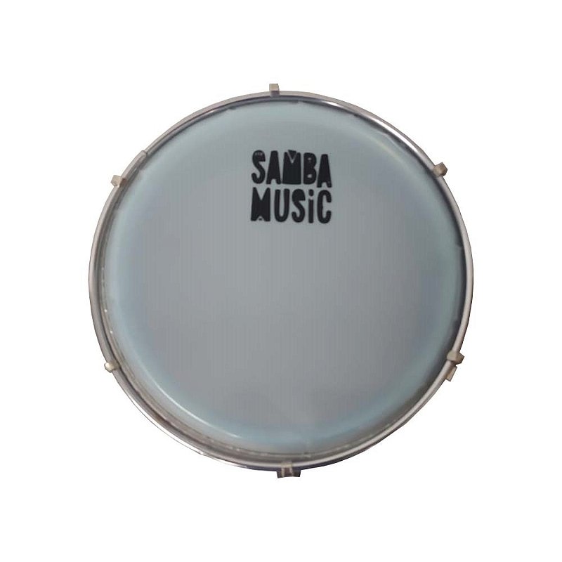 Tamborim TBA-55 AZ Azul Alumínio - Samba Music - Kalifa Prime