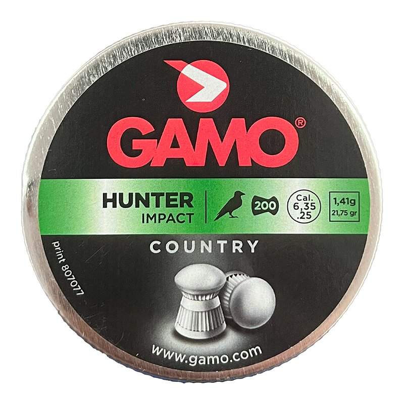 Chumbinho Gamo Hunter Impact 6.35mm 200UN - Paiva