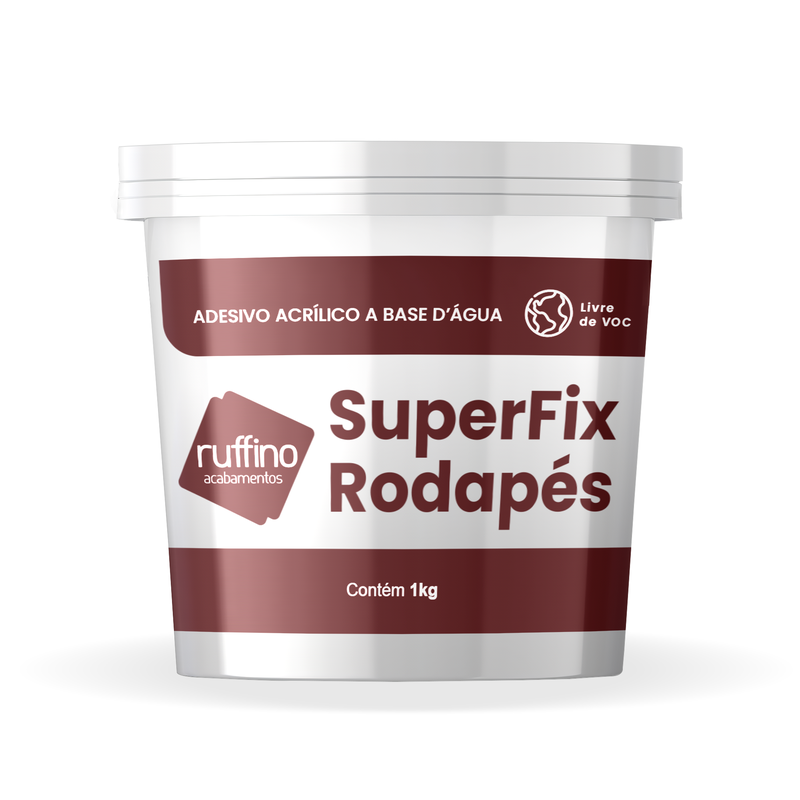 Superfix Rodapés - Adesivo - Ruffino - 1kg - Bersan Revestimentos