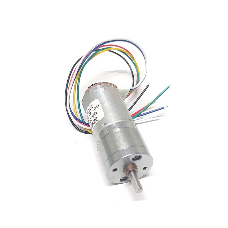 Motor DC6V com Encoder 210RPM - Makkers