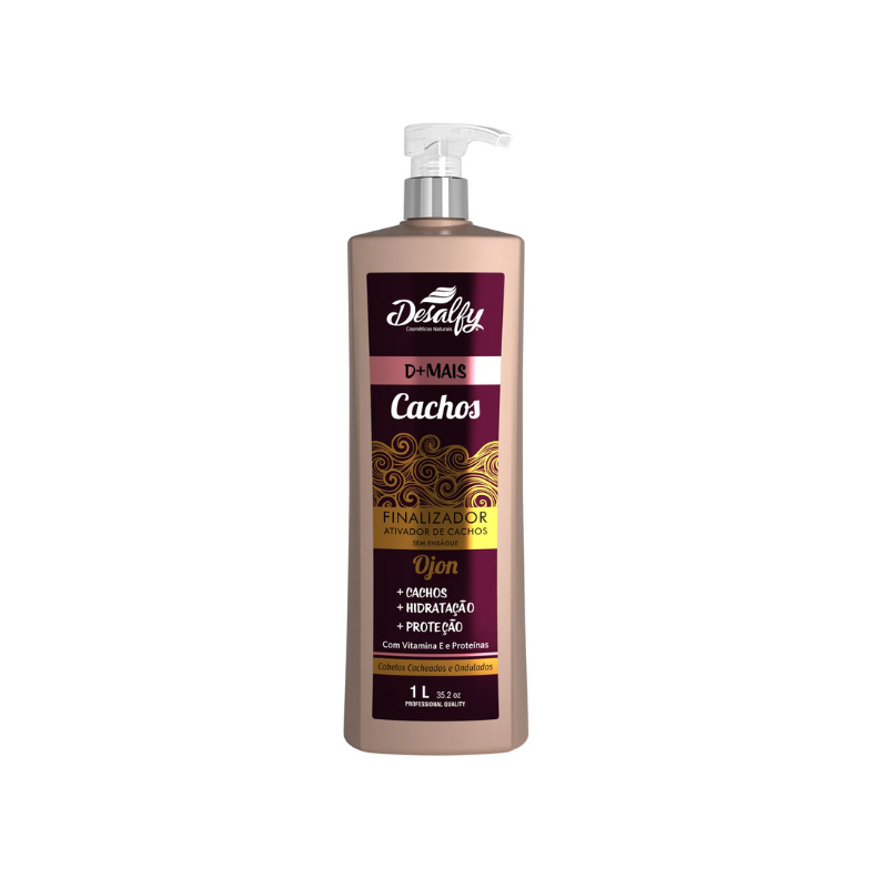 Desalfy Loção Finalizadora Linha D+ Mais Cachos 1L