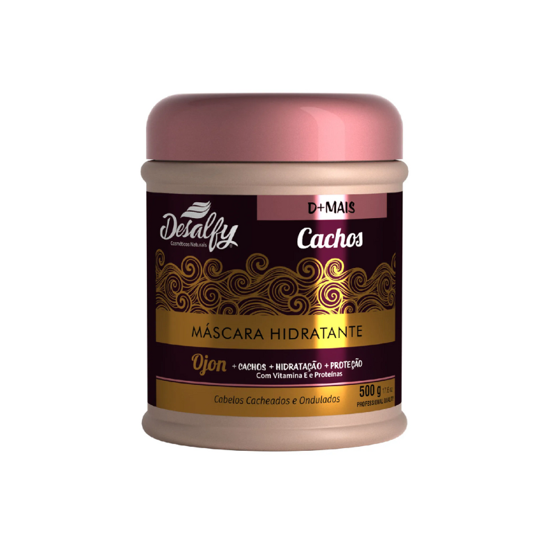 Desalfy Máscara Hidratante Linha D+ Mais Cachos 500g