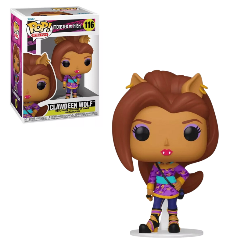 Funko Pop Clawdeen Wolf 116 Retro Toys Monster High