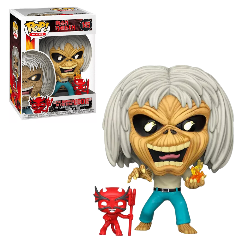 Funko Pop Eddie The Number of The Beast 145 Iron Maiden