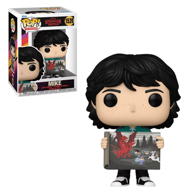Funko Pop Mike 1539 with Painting Stranger Things