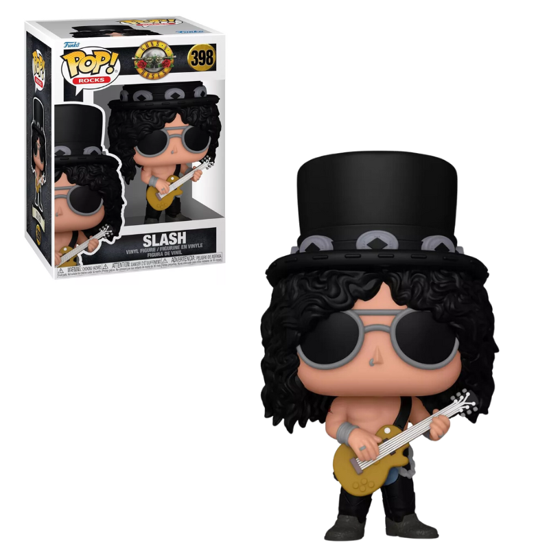 Funko Pop Slash 398 sem camisa 1990 Guns N Roses