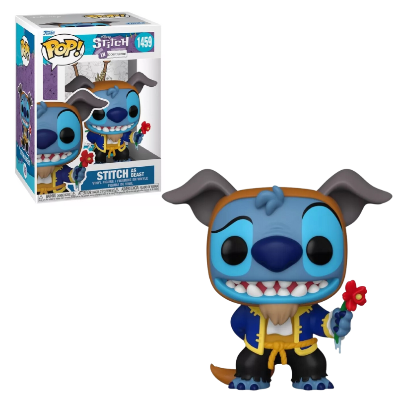 Funko Pop Stitch as Beast 1459 Stitch Fantasiado Disney