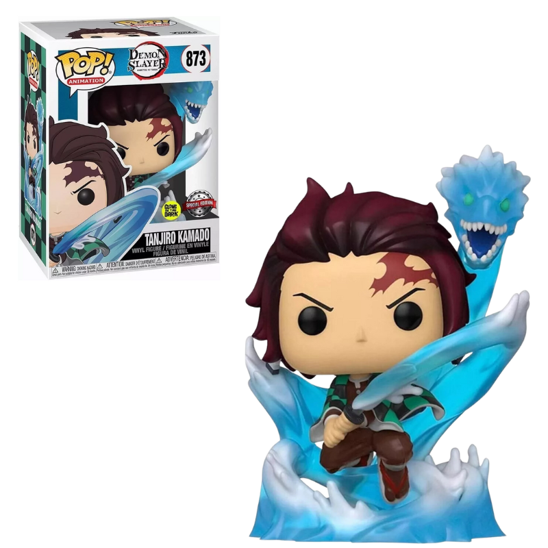 Funko Pop Tanjiro Kamado 873 Dragon Glow Demon Slayer