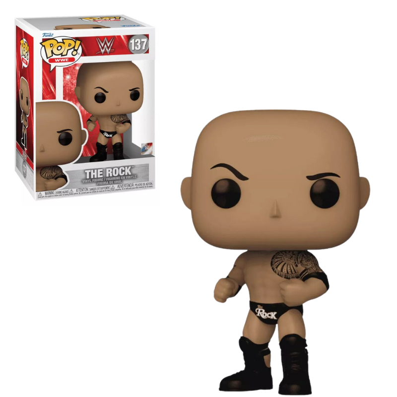 Funko Pop The Rock 137 Dwayne Johnson WWE