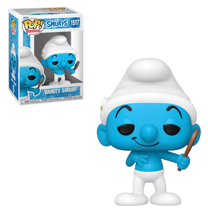 Funko Pop Vanity Smurf 1517 Vaidoso Os Smurfs