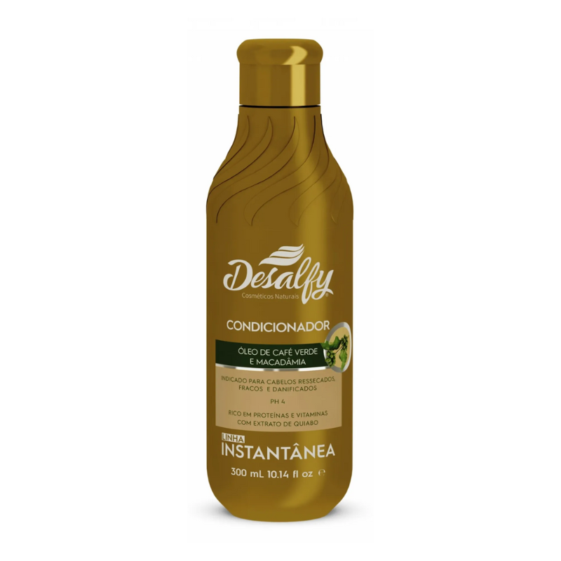 Desalfy Condicionador Linha Instantânea Óleo Café Verde 300ml