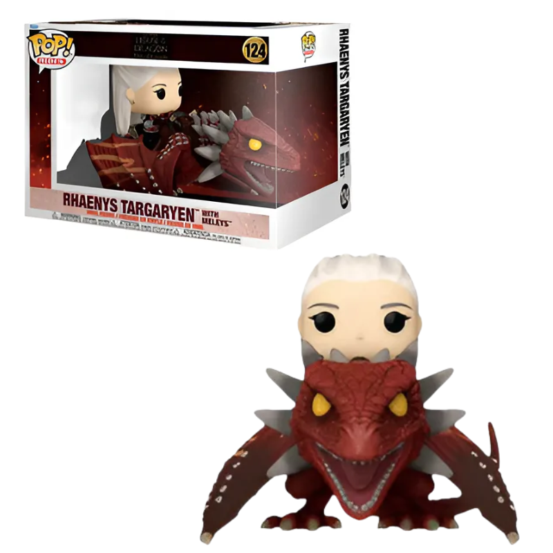 Funko Pop Rhaenys Targaryen with Melays 124 House of Dragon