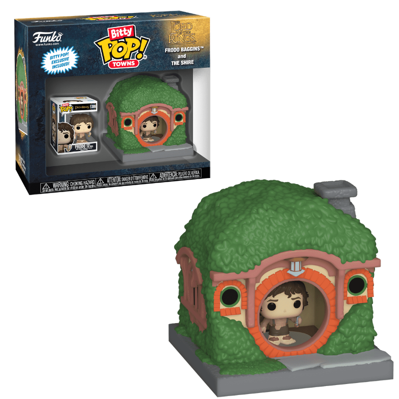 Funko Bitty Pop Frodo and The Shire Condado Senhor dos Aneis