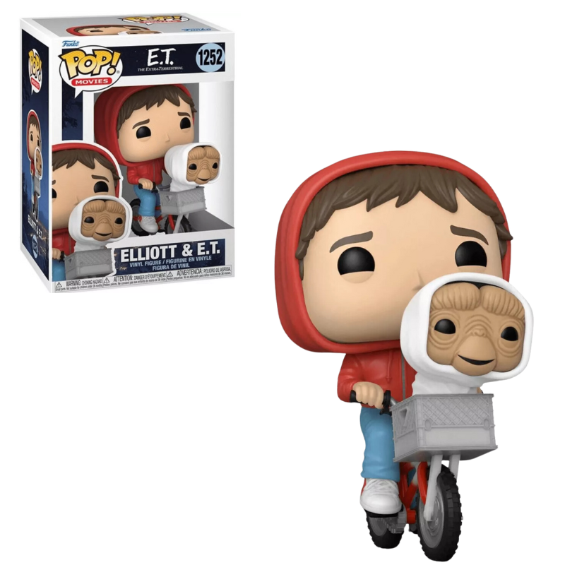 Funko Pop Elliot e E.T. 1252 E.T. The Extraterrestrial