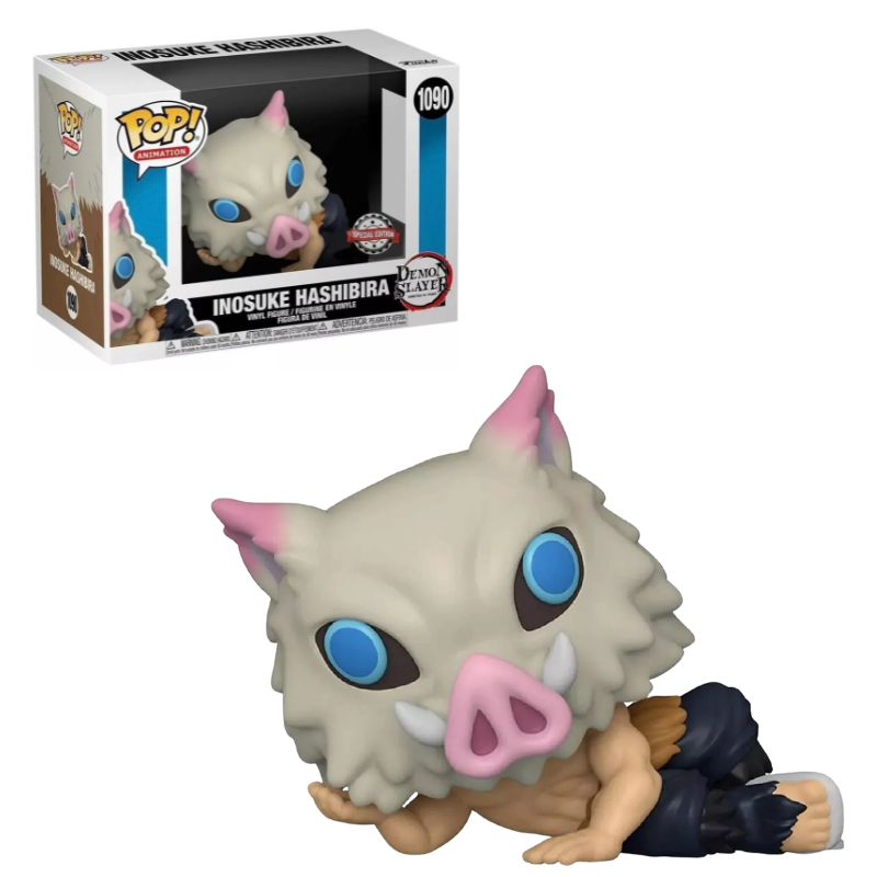 Funko Pop Inosuke Hashibira 1090 Deitado Demon Slayer
