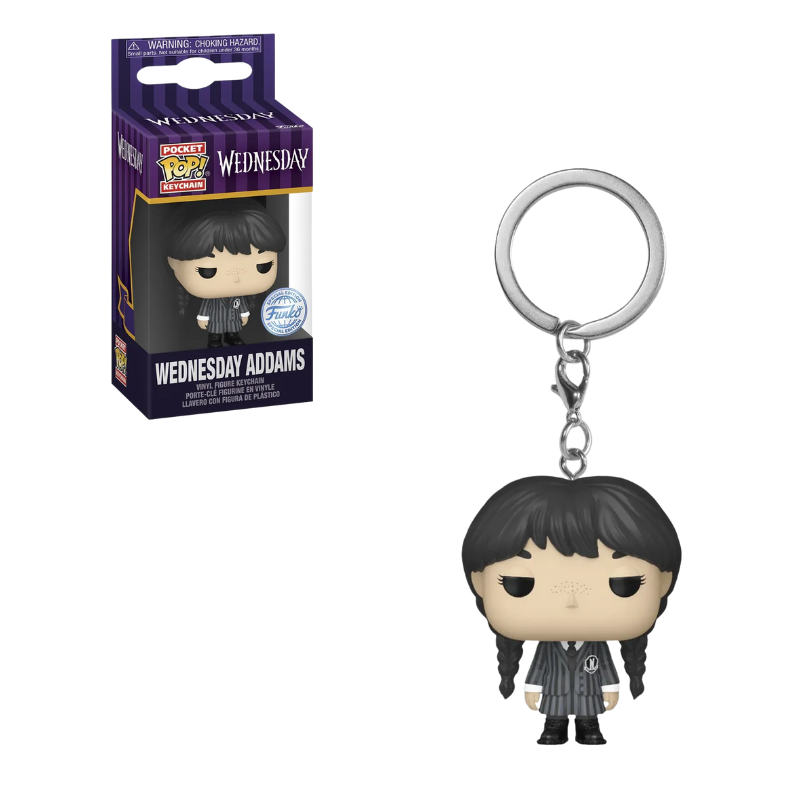 Funko Pocket Pop Keychain Wednesday Addams Chaveiro Wandinha