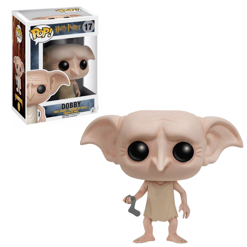 Funko Pop Dobby 17 Segurando Meia Harry Potter