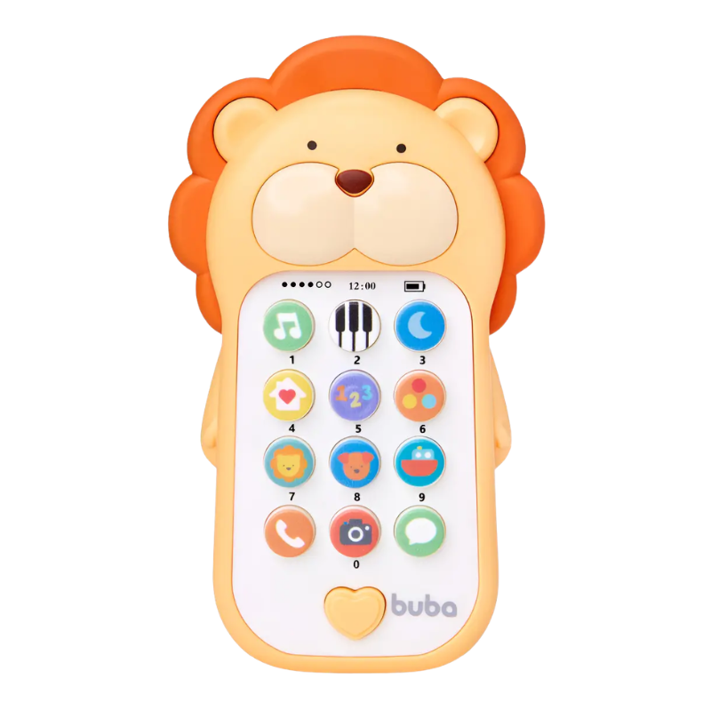 Buba Phone Bilíngue Celular Infantil Leão