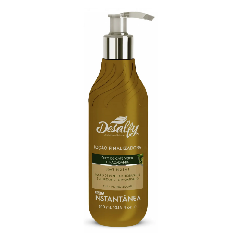 Desalfy Loção Leave-In Linha Instantânea Óleo Café Verde 300ml