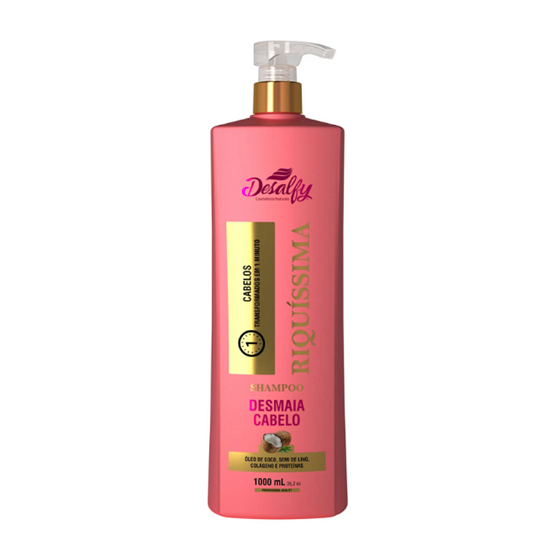 Desalfy Shampoo Riquíssima Óleo de Côco 1L