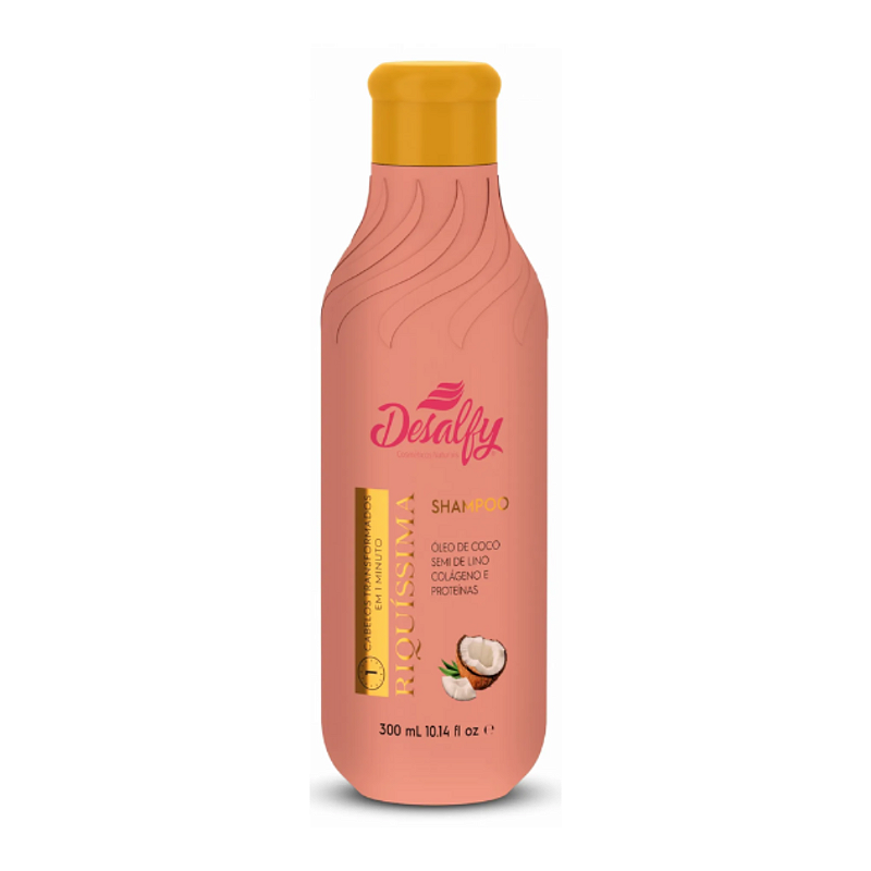 Desalfy Shampoo Riquíssima Óleo de Côco 300ml