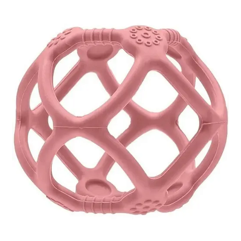 Buba Mordedor Bola Sensorial em Silicone Rosa