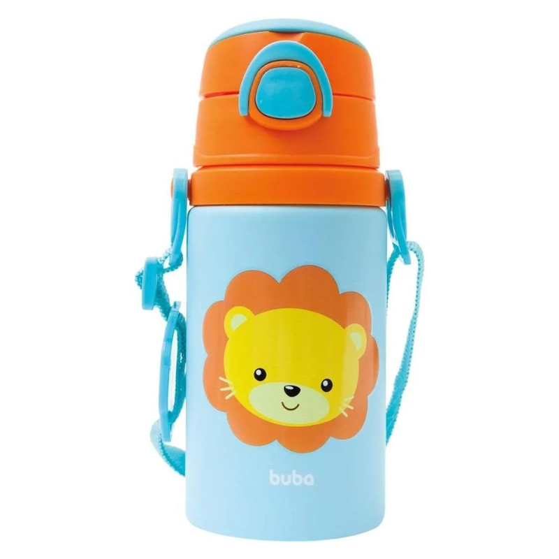 Buba Garrafinha de Alumínio Fun Animais Leão