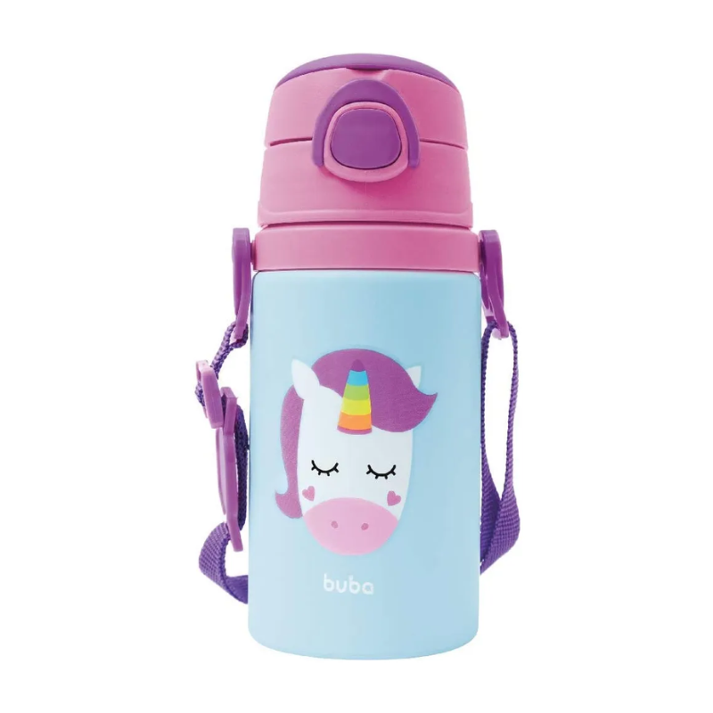 Buba Garrafinha de Alumínio Fun Animais Unicórnio