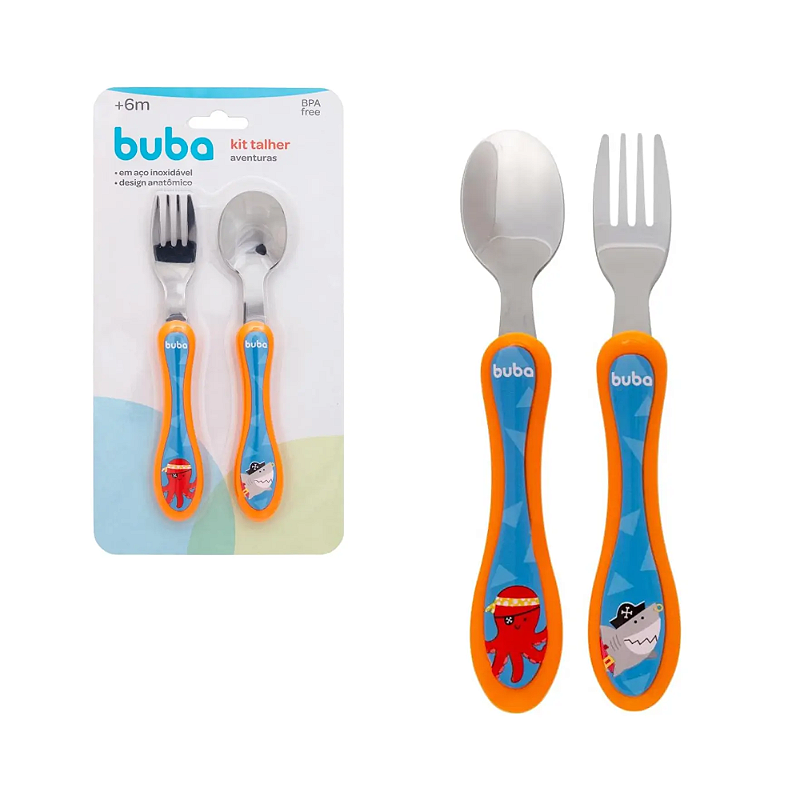 Buba Kit Talheres Aventuras Pirata