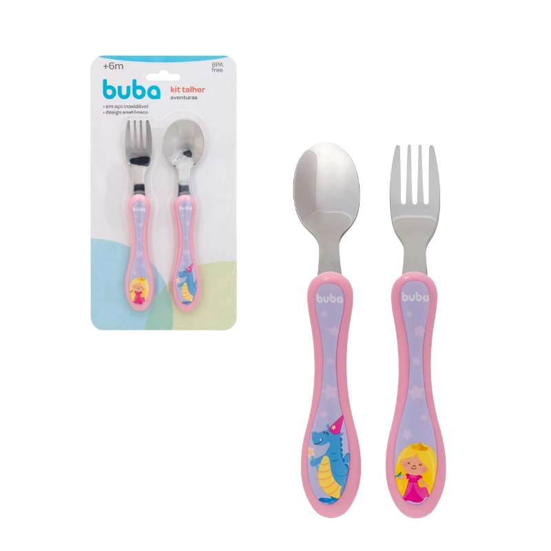 Buba Kit Talheres Aventuras Princesas