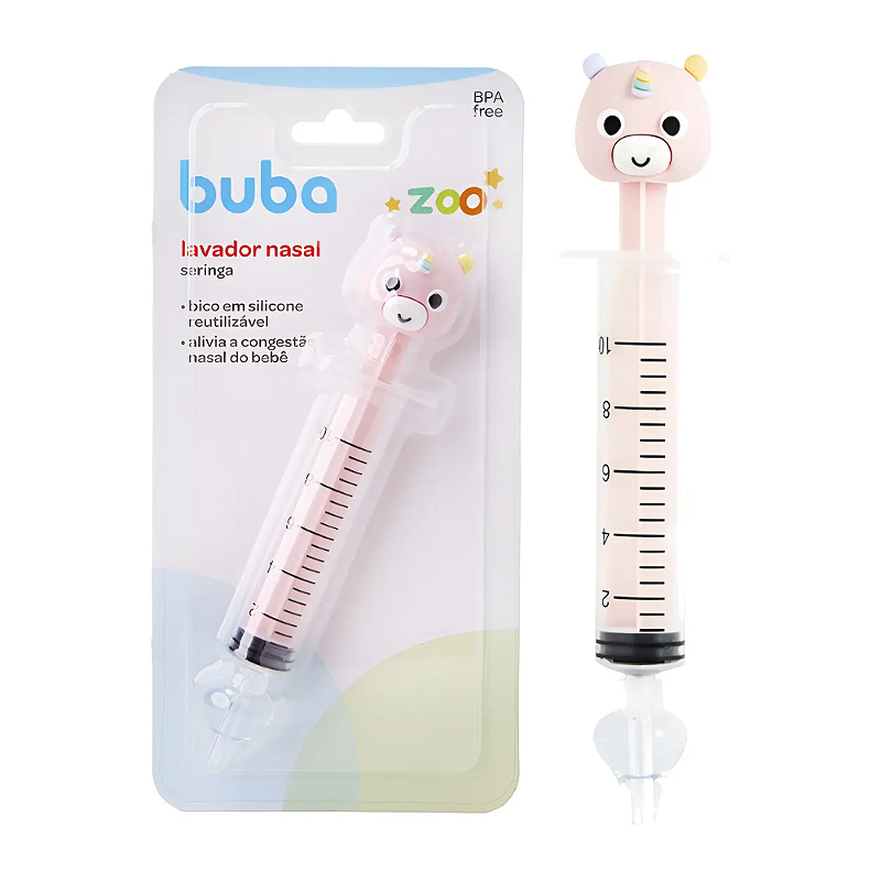 Buba Lavador Nasal Seringa Buba Zoo Unicórnio