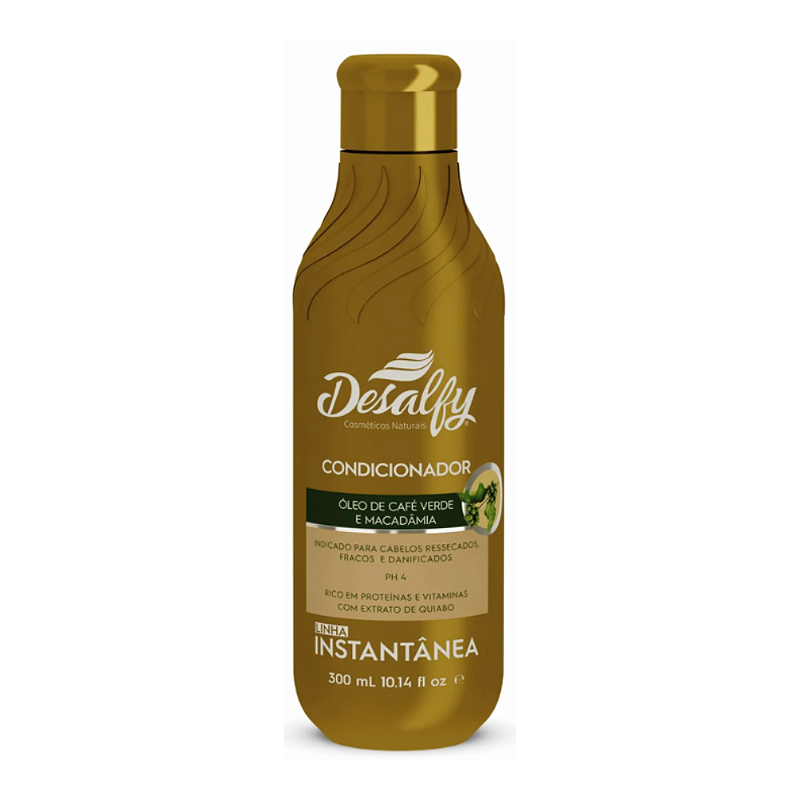Desalfy Condicionador Linha Instantânea Óleo Café Verde 300ml
