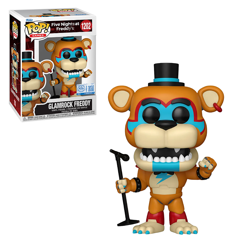 Funko Pop Glamrock Freddy 1202 Five Nights At Freddy's FNAF
