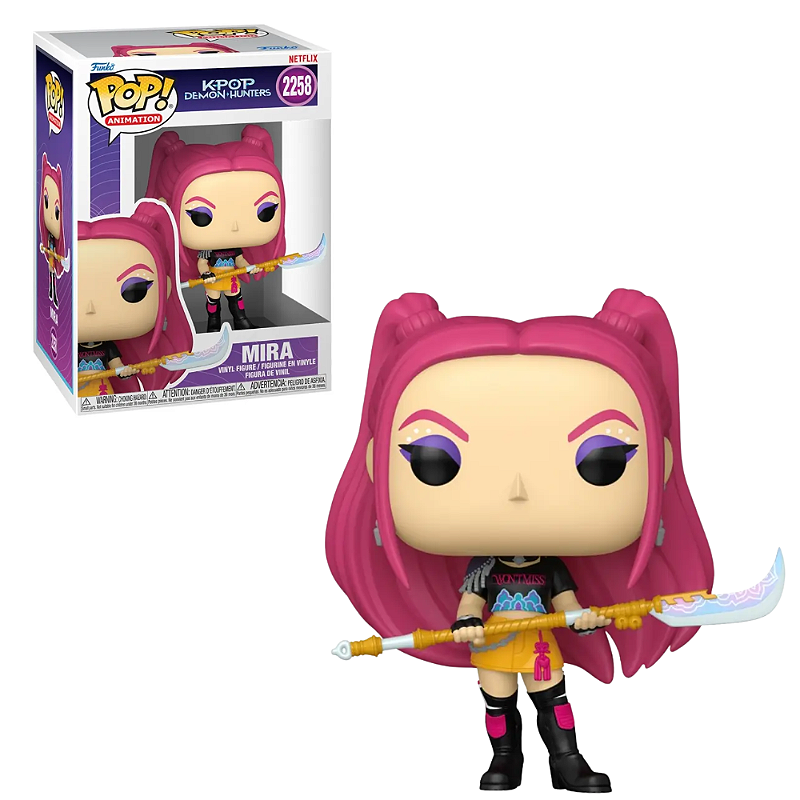 Funko Pop Mira 2258 Netflix Demon Hunters Guerreiras K-Pop