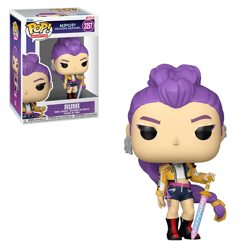 Funko Pop Rumi 2257 Netflix Demon Hunters Guerreiras K-Pop