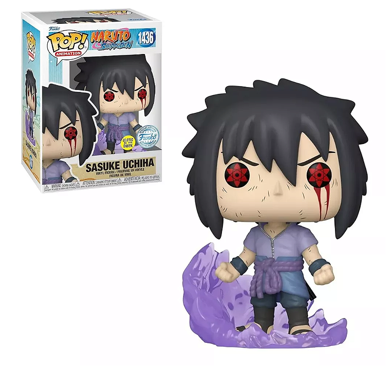 Funko Pop Sasuke Uchiha 1436 Glow Amaterasu Naruto Shippuden