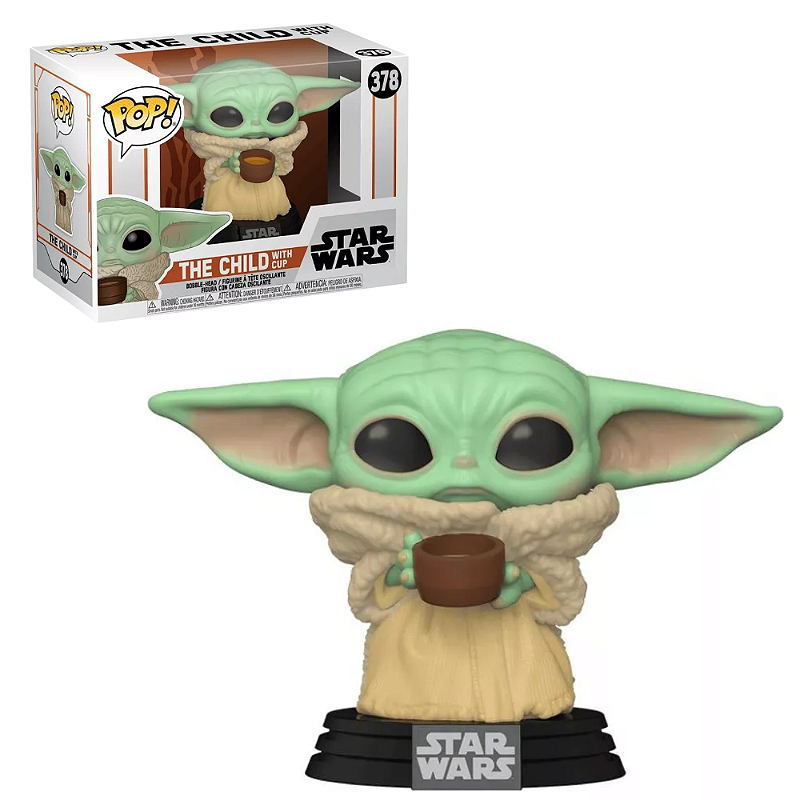 Funko Pop The Child with Cup 378 Grogu Baby Yoda Star Wars