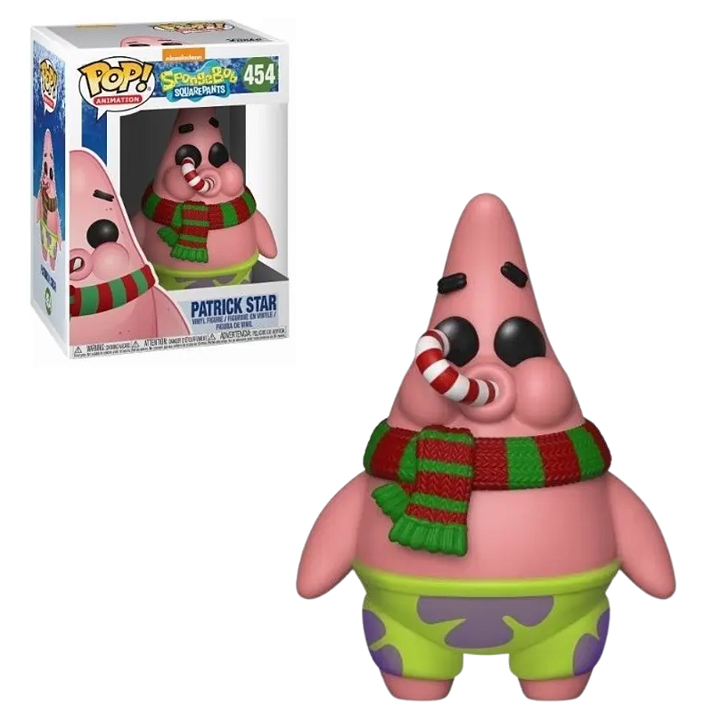 Funko Pop Patrick Star 454 Holiday Natal Bob Esponja