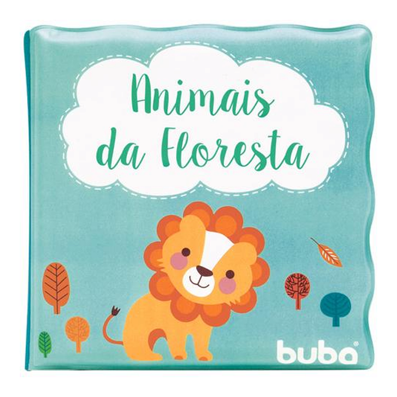 Buba Livrinho de Banho Impermeável Animais da Floresta