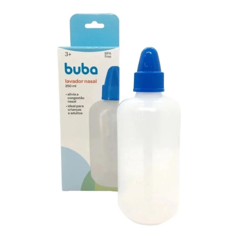 Buba Lavador Nasal Garrafa 250ml Infantil e Adulto