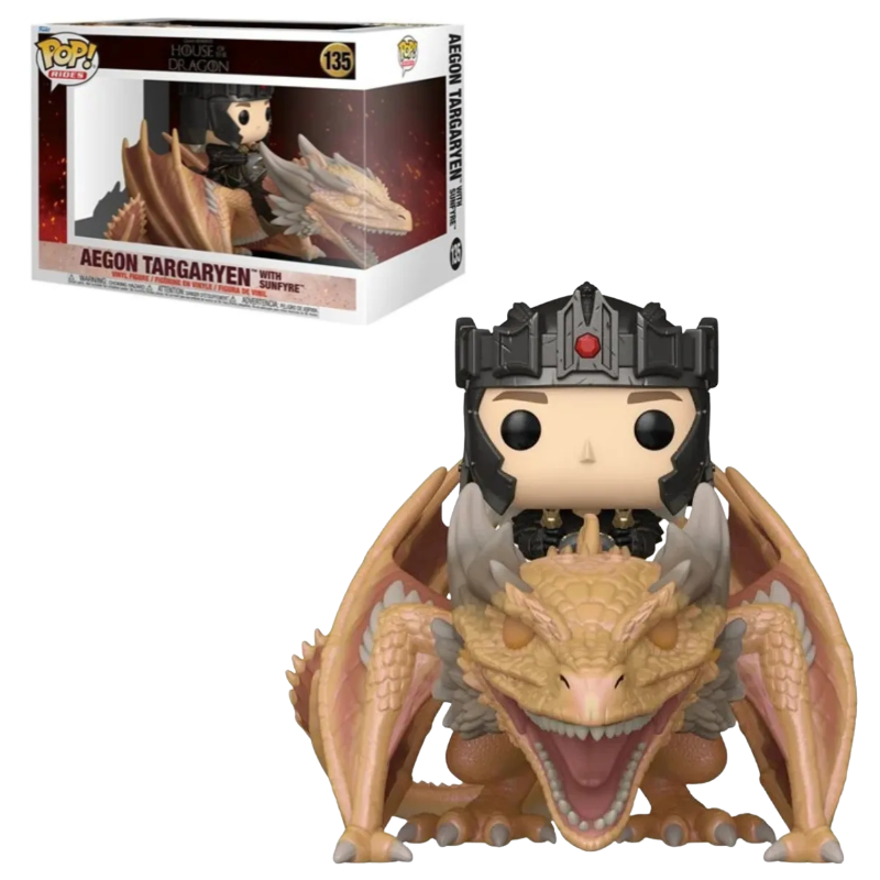 Funko Pop Aegon Targaryen with Sunfyre 135 House of Dragon