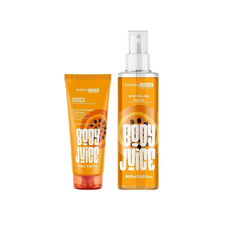 Kit Corporal Body Splash e Sabonete Maracuja - Dermachem Laboratory