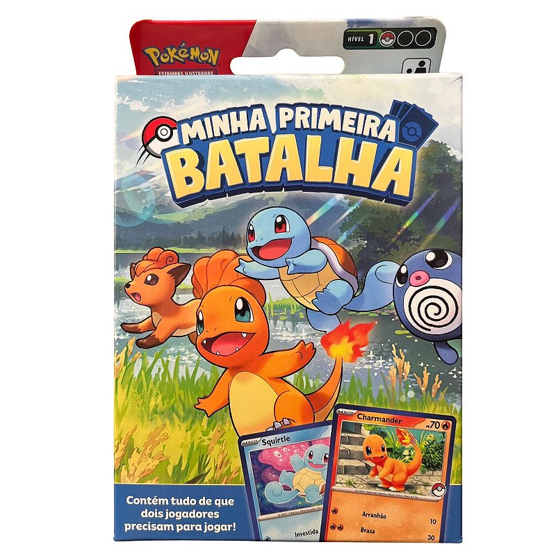 Deck Pokémon TCG Minha Primeira Batalha Charmander e Squirtle