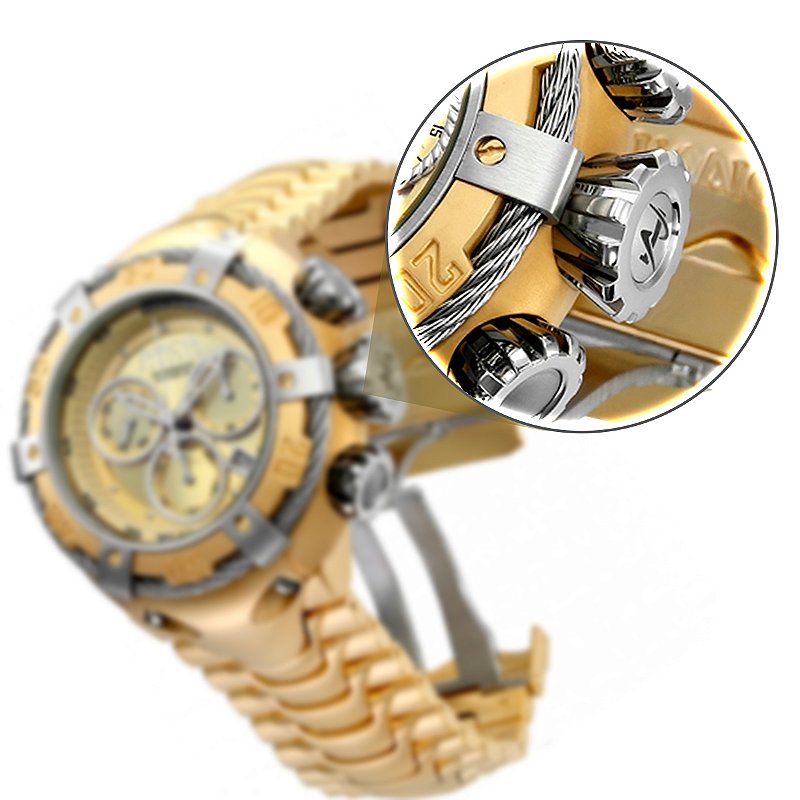 Coroa e Tige para Relógio Compatível com Invicta Thunderbolt Prata