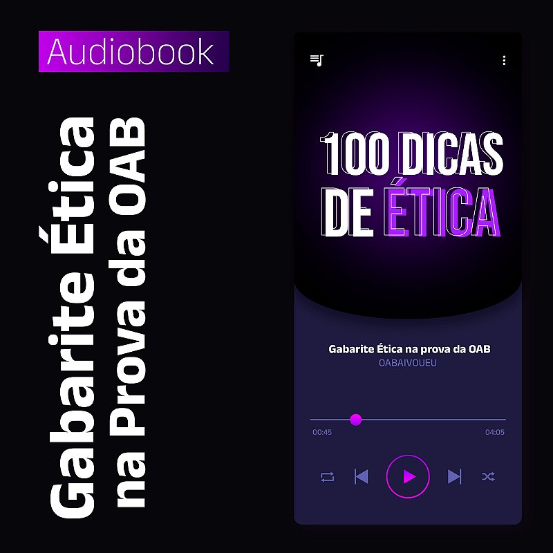 Audiobook - Gabarite Ética na Prova da OAB