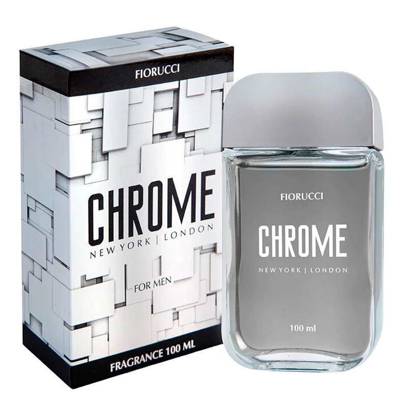 Deo Colônia Fiorucci Chrome 100ml Teruya Cosméticos e Perfumaria